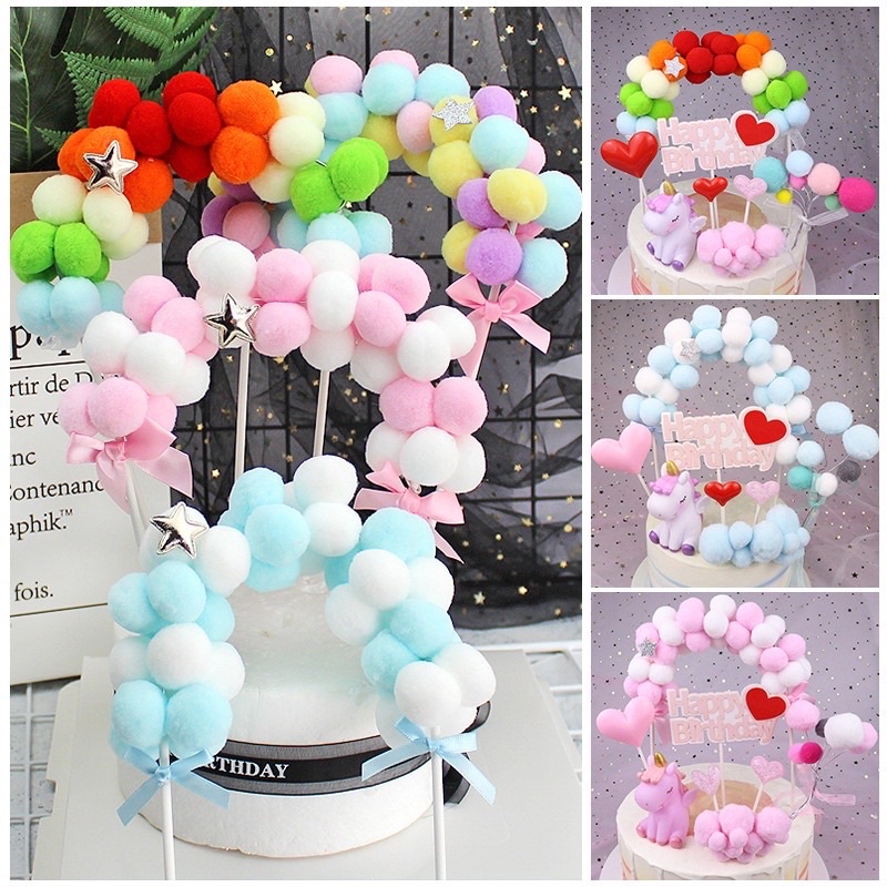 Topper tart hiasan kue dekorasi balon