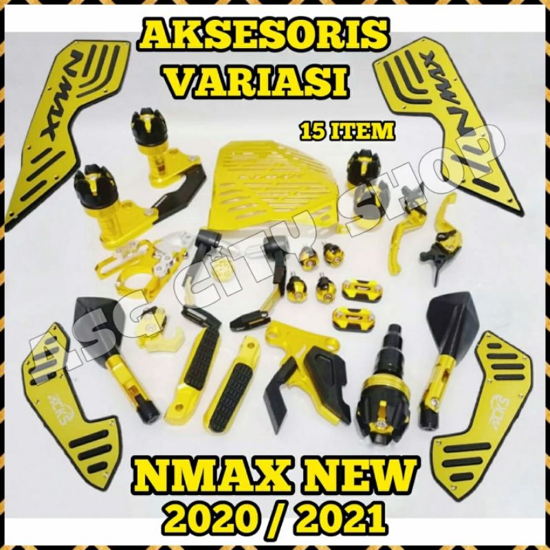 PAKET AKSESORIS VARIASI NMAX NEW 2020 15 ITEM YAMAHA NEW NMAX 2020