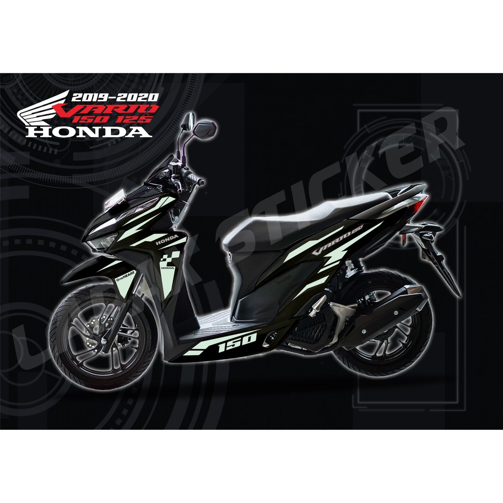 Sticker Vario fi New Striping Cutting Stiker Honda Vario 150 125