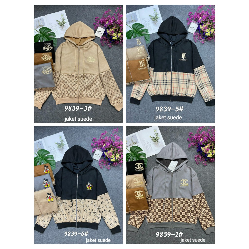 ZIPPER HOODIE WANITA  GUCCI D,L,L IMPORT PREMIUM QUALITY MIRROR 1:1