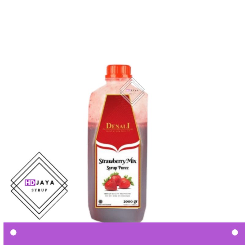 

Denali Puree Strawberry mix syrup puree