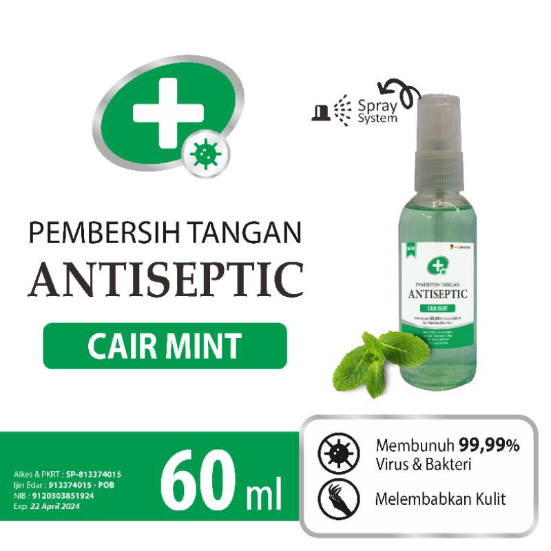 Handsanitizer cair spray 60 ml