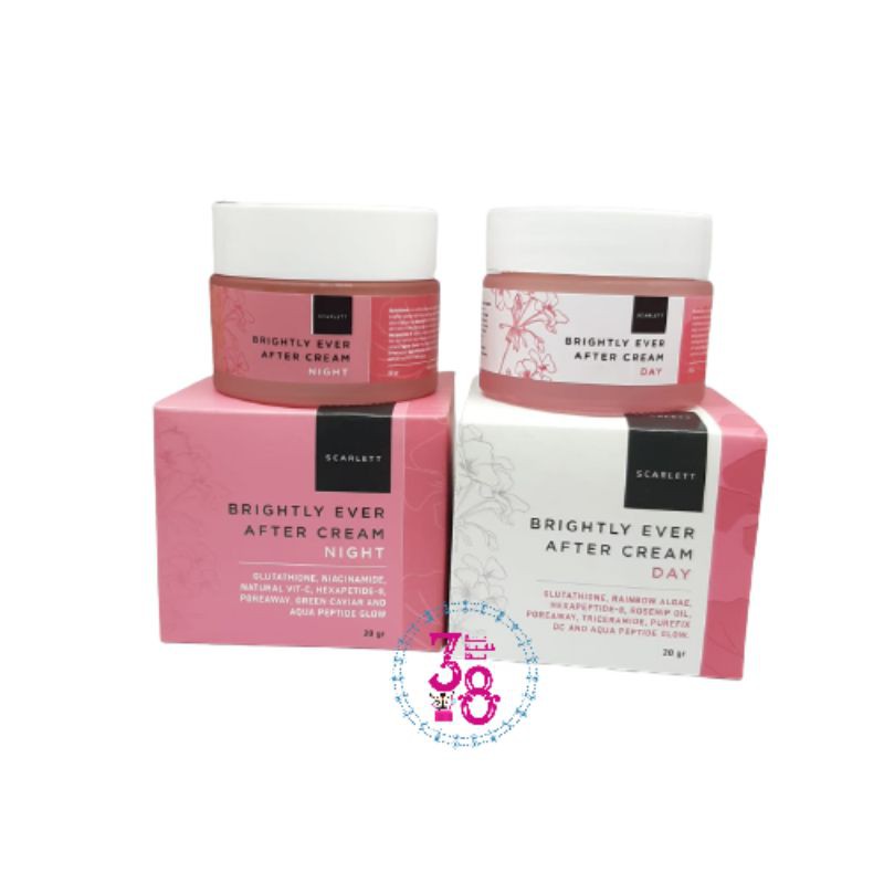Paket Hemat//SCARLETT BRIGHITLY EVE AVTER 2IN1 BPOM [Skincare[]Kecantikan