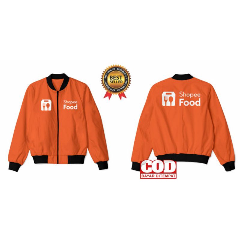 JAKET BOMBER GO FOOD PRIA WANITA