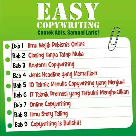 SPECIAL Buku Dewa Eka - Easy Copywriting TERMURAH