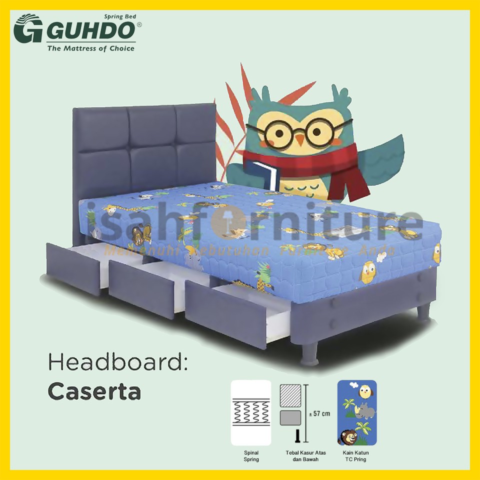 Kasur Springbed Set Guhdo Prima Kids Dipan Laci Uk 120x200