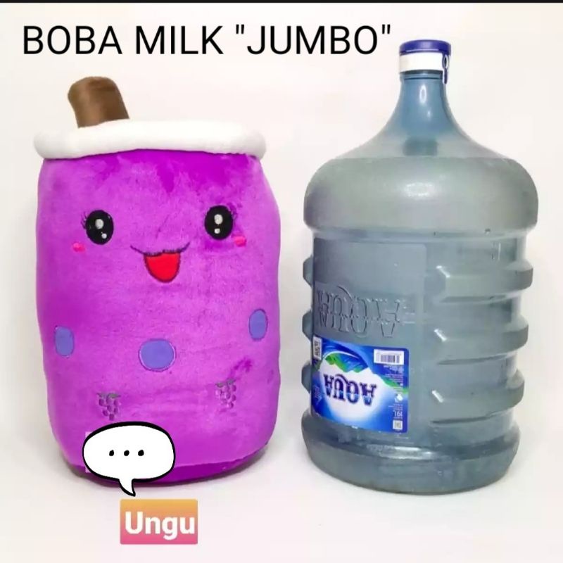 BANTAL &quot;BOBA MILK&quot; New PRODUCT...JUMBO  (( Pakai lampu ))