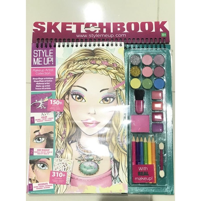 

STYLE ME UP! SKETCHBOOK MAKEUP ARTIST COLLECTION ORIGINAL ---READY---