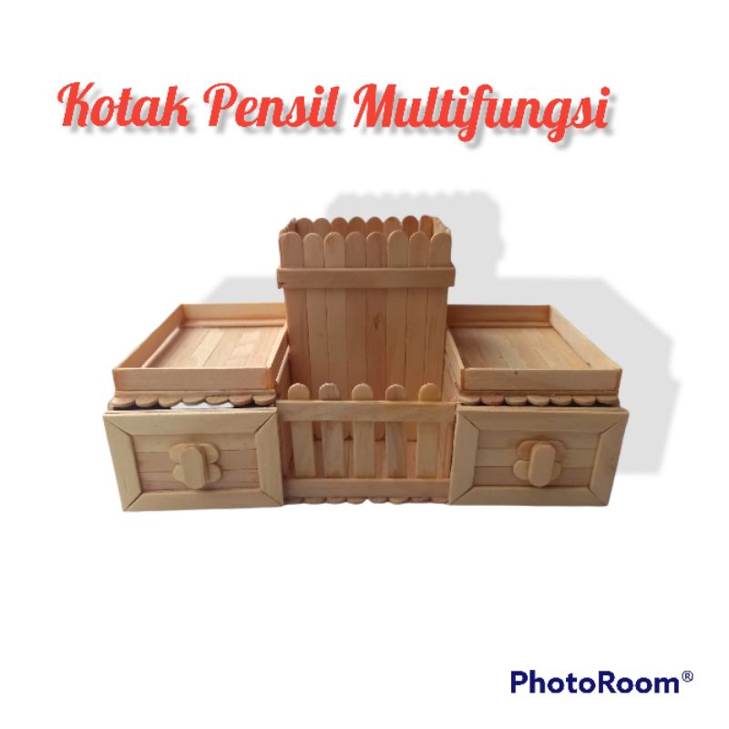 

Prakarya kotak pensil serbaguna.