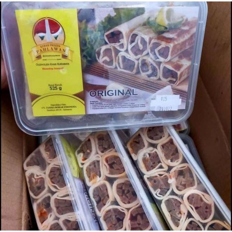 

( TERMURAH ) PROMO KEBAB FROZEN PAHLAWAN VARIAN ORI DAN CHOCO CARAMEL