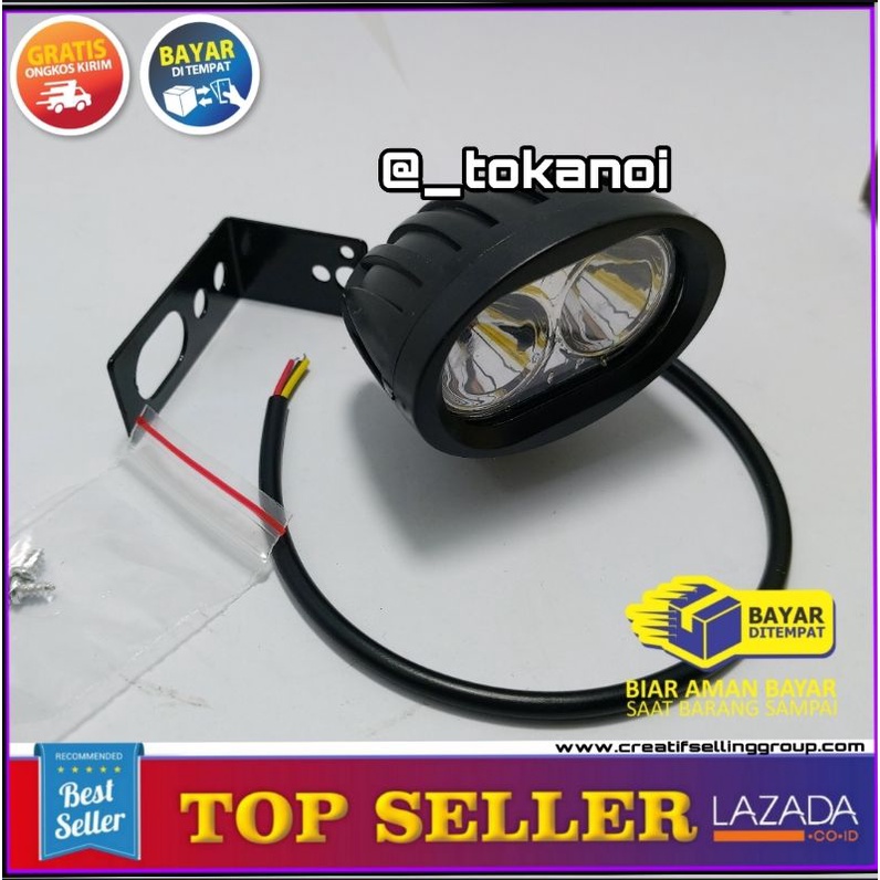 Lampu Tembak Sorot LED Cree Owl Tiger Scorpio Satria FU CB 150 Vixion Byson Nmax Xabre Vario Aerox