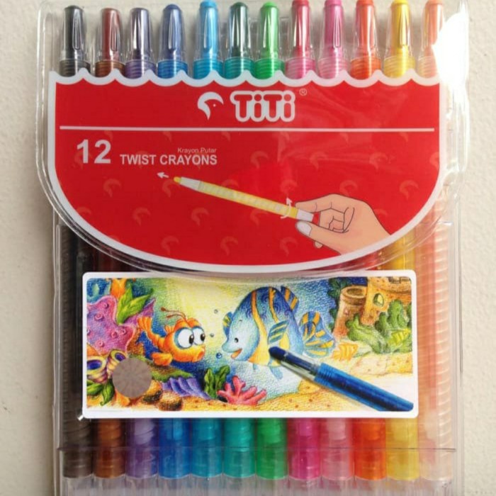

Terlaris Titi Crayon Putar Isi 12 Warna Trendi