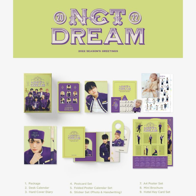 [PO] SHARING SEASON GREETING NCT DREAM 2022 SG SEASONS GREETINGS BENEFIT WEB KTOWN4U SYNNARA YES24 A