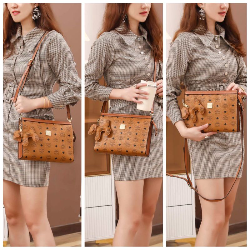 Alco - Tas Tangan Selempang Wanita Millie Visetos Fashion Import 0625