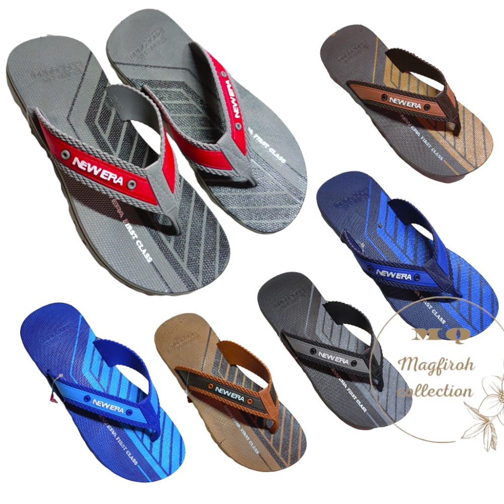 SANDAL JAPIT KARET NEW ERA MB - 6032 MODEL TERBARU COWOK