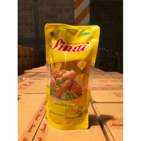 

minyak goreng 450ml kemasan refill sinai lavenia 12pcs