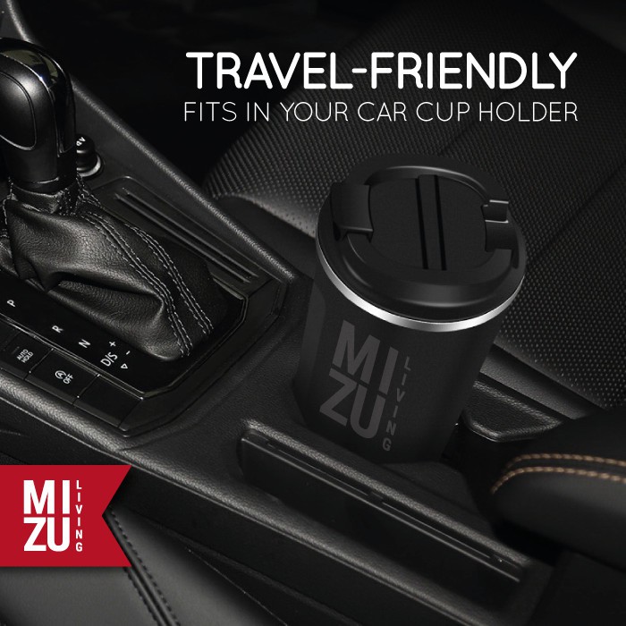MIZU LIVING 380ml Coffee Tumbler Vacuum Thermos Hot & Cold Stainless Steel Cup Mug-4