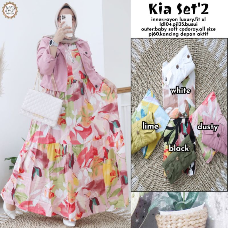 [Bisa Cod] Kia Set 2 Ori By N&B