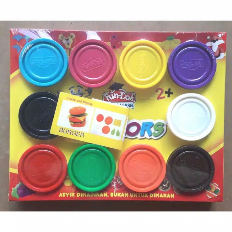 Fun doh 10pcs colors 28004