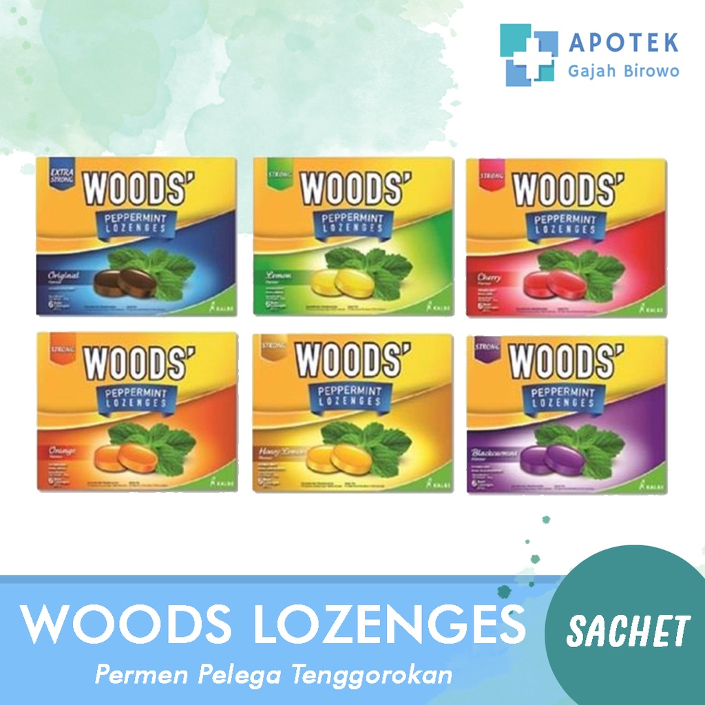 

Permen Woods Peppermint Lozenges / Permen Pelega Tenggorokan