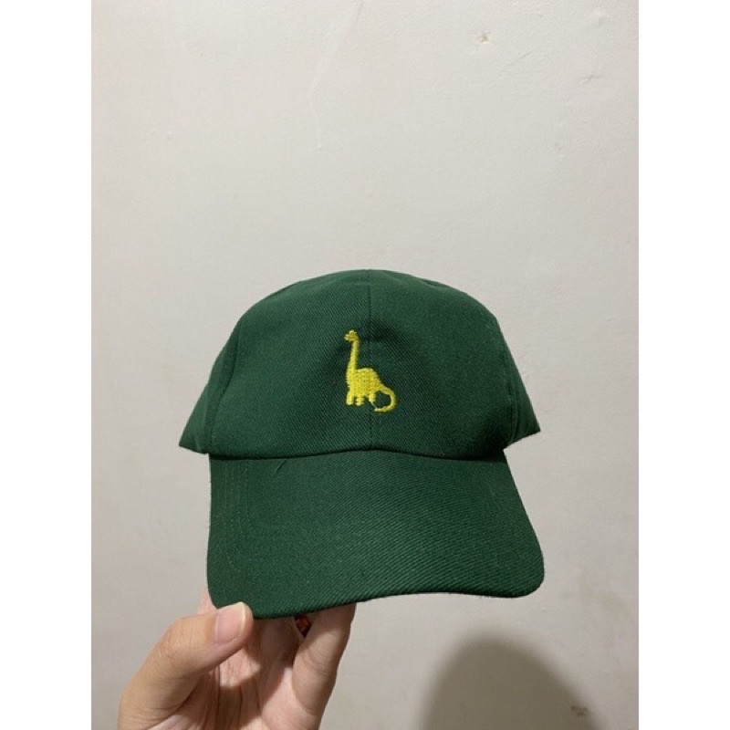 TERBARU Topi Baseball Bordir Brontosaurus - bordir unik dino bahan bagus nyaman dipakai