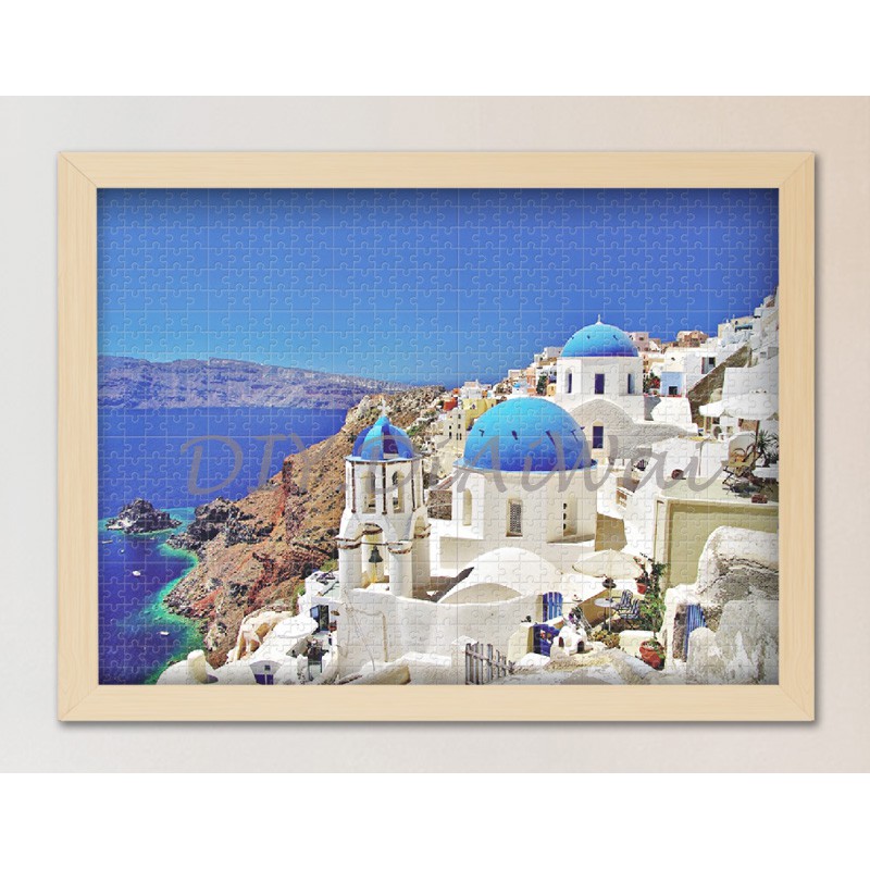 Mini Puzzle 1000 pcs Mainan Jigsaw Puzzle London, Aegean Sea Puzzle