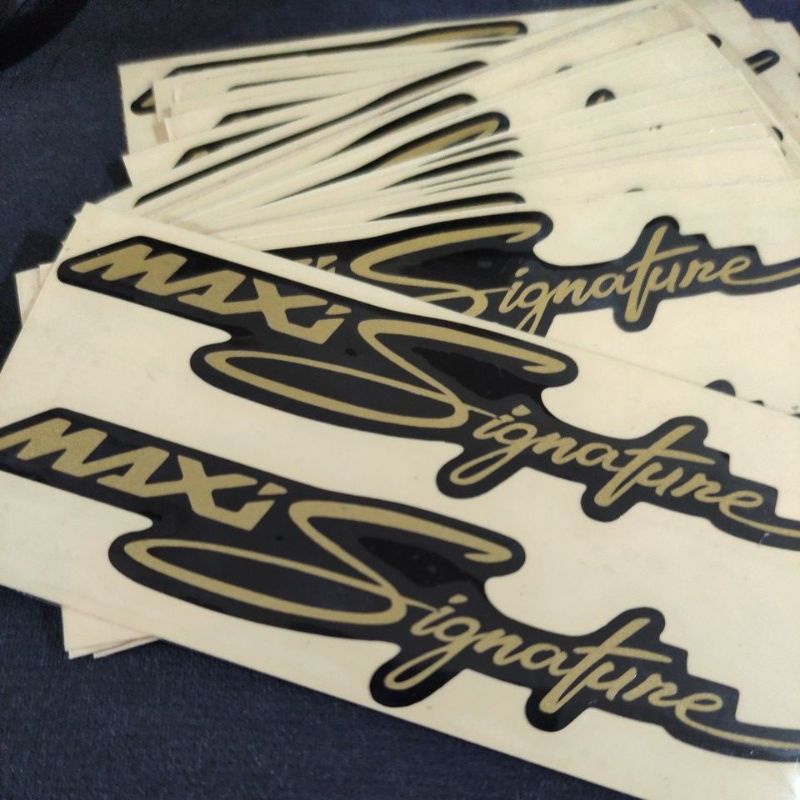 stiker maxi signature murah