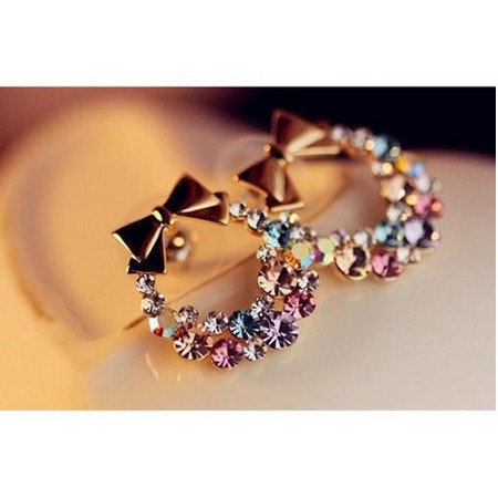 NunuLisaTan -Termurah Aksesoris Fashion Wanita SALE ANEKA ANTING Wanita KOREA-RAINBOW