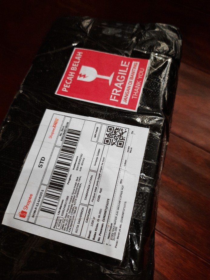 [cod] Teko Water Jug Vacuum Coffee Pot 2liter D05