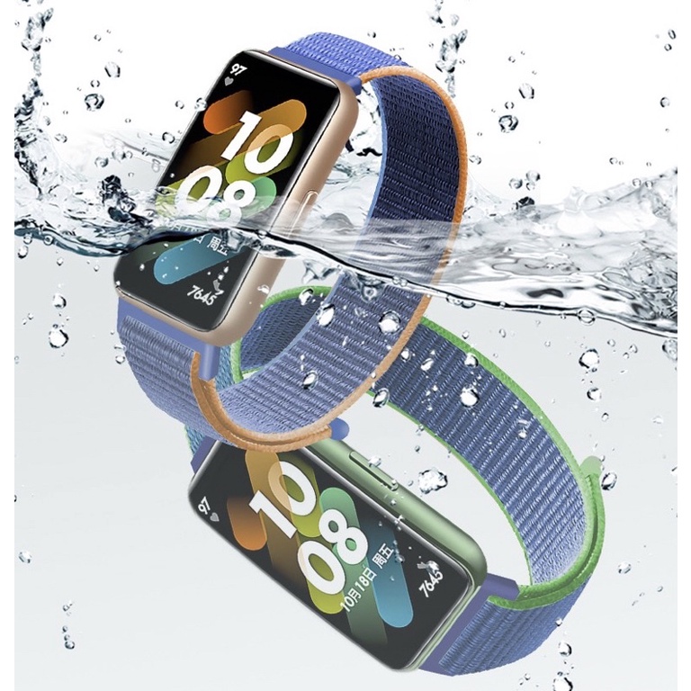 Strap Huawei Band 7 Nilon Colors Tali Jam Huawei Band 7 Nilon Berwarna