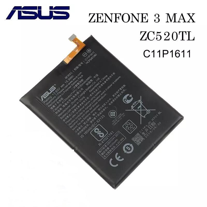 Baterai Asus Zenfone C11P1611 ORI / Batre Asus 3 max 5.2inch / ZC520TL / ZB570TL