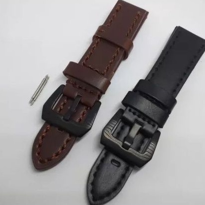 TALI STRAP JAM TANGAN QUIKSILVER H1712 UKURAN 22MM TALI KULIT KALEP JAM QUIKSILVER H 1712 FREE PEN