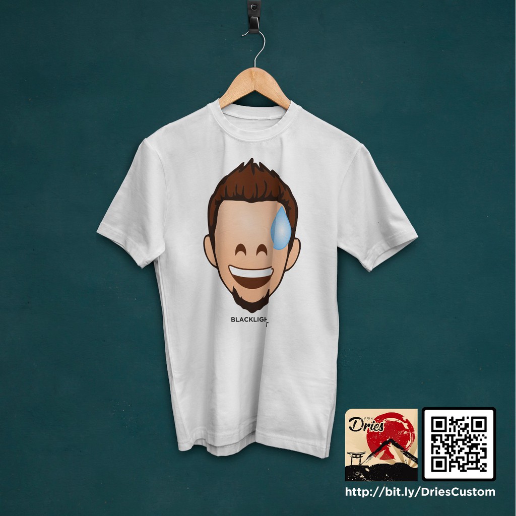 Dries kaos custom CARTOON WAJAH