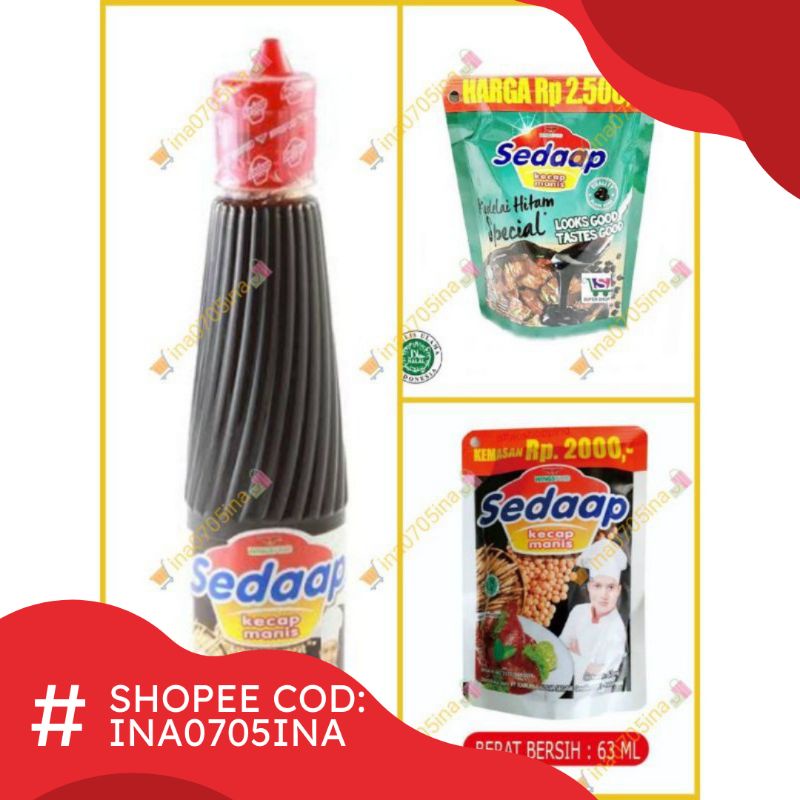 Kecap Sedap 2000 / Kecap Bango 3000 / Kecap Indofood 2000