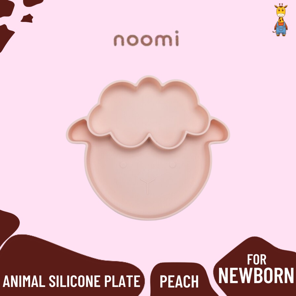 Noomi Animal Silicone Plate - Piring Makan Bayi