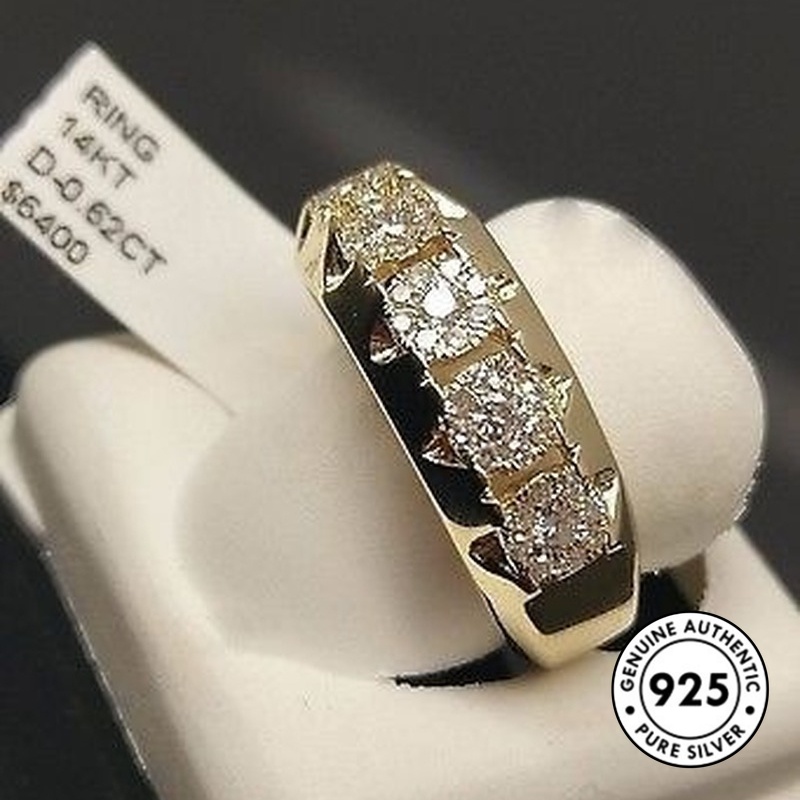 Cincin S925 Silver 18k Gold Untuk Fashion