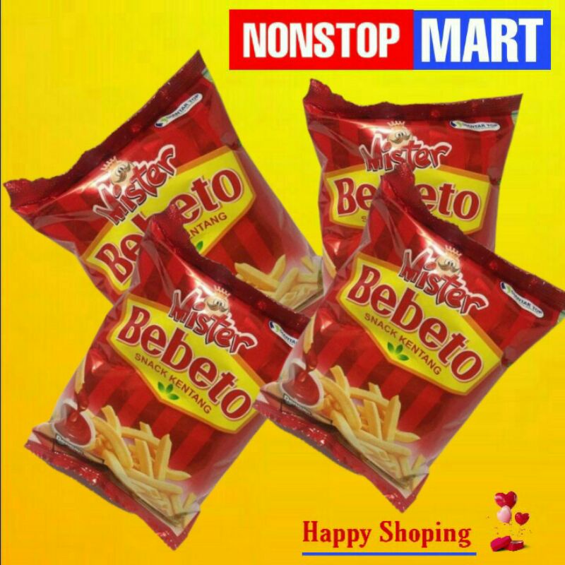 

MISTER BEBETO 2000 Snack kentang renceng isi 10 pcs