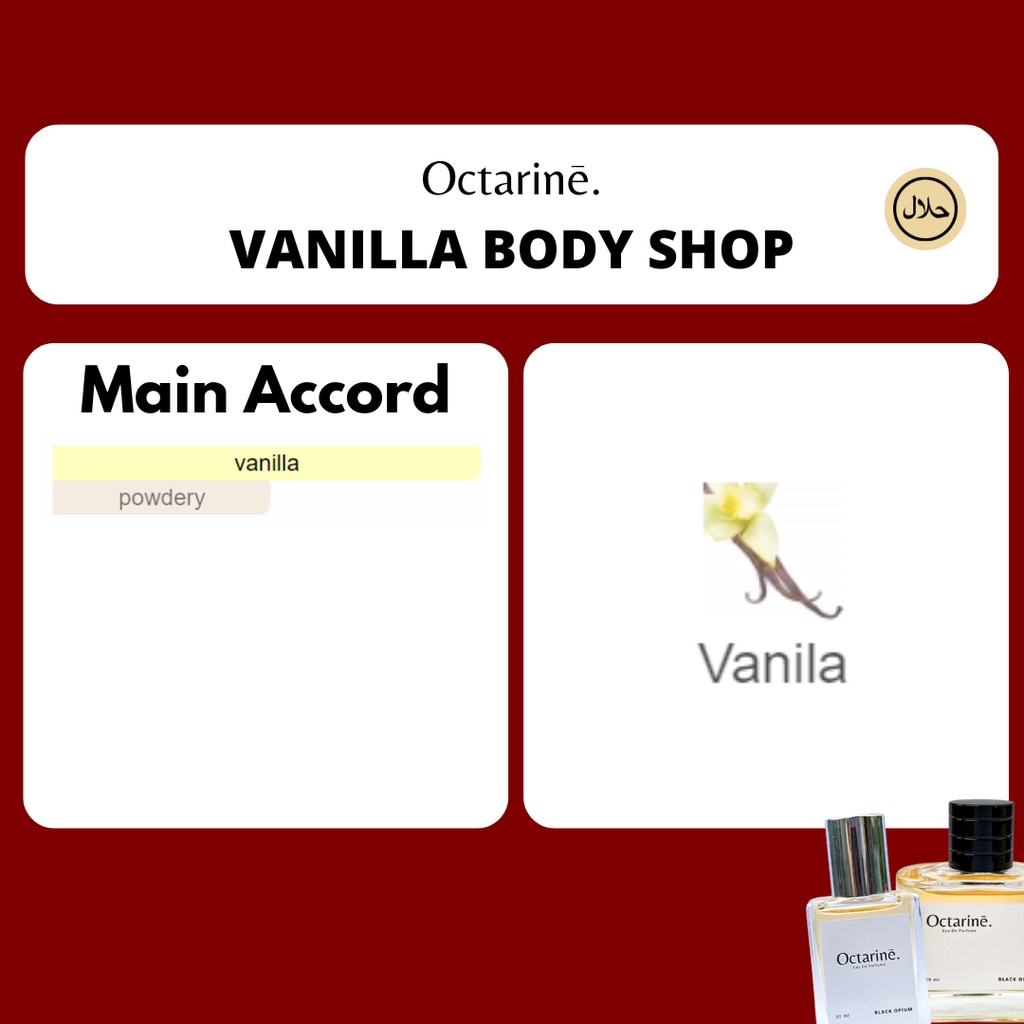 Octarine - Parfum Wanita Tahan Lama Aroma Vanilla lembut Inspired By Vanilla Body S | Parfume Farfum Perfume Pria Wanita Minyak Wangi Cewek Cowok Murah Original