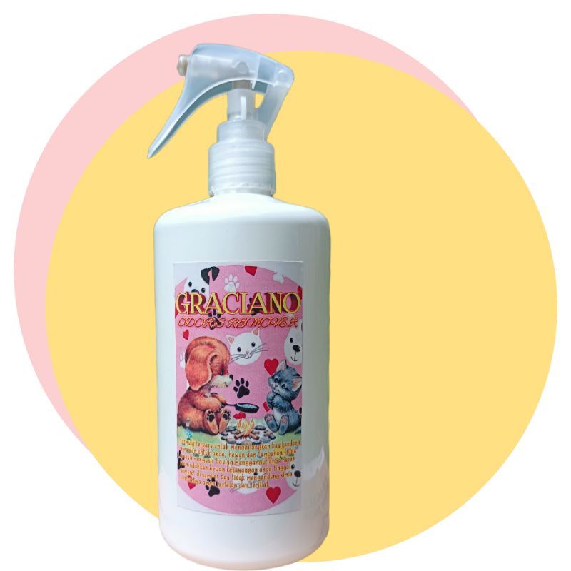 GRCN PENGHILANG BAU KANDANG KOTORAN HEWAN 500ML STAIN ODOR REMOVER , PUP , PESING , MUNTAH , KENCING KUCING , BAU KANDANG PESING APEK,KUCING KELINCI ANJING AMAN