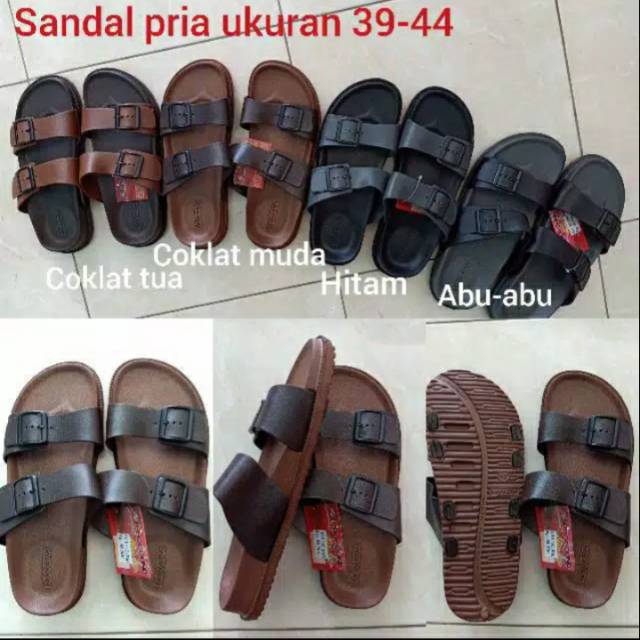 Sandal karet pria MBE 5002 BSR (merk new era)