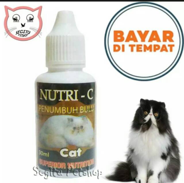 Obat Vitamin Kucing pertumbuhan bulu Nutri C