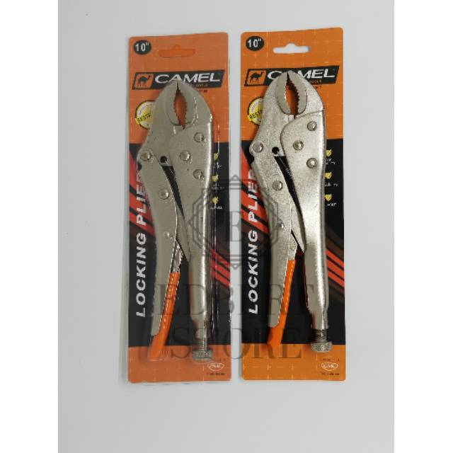 Tang Buaya Chrome 10inchi Camel