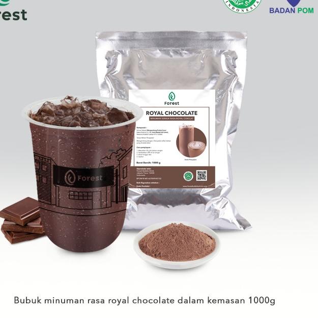 

GRATIS ONGKIR✅Bubuk Minuman ROYAL CHOCOLATE Powder 1000 g - FOREST Bubble Drink|KD3