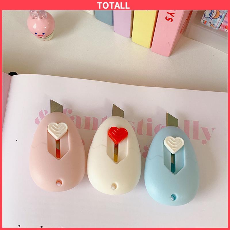 COD Cute Mini Cutter Pisau Kecil Lucu Portable Small Utility Knife Alat Perlengkapan Seni Siswa