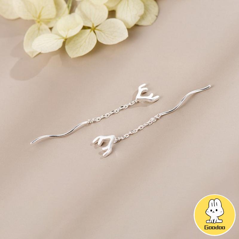 Anting-anting daisy wanita gaya Korea / anting rumbai wanita gaya Korea -Doo