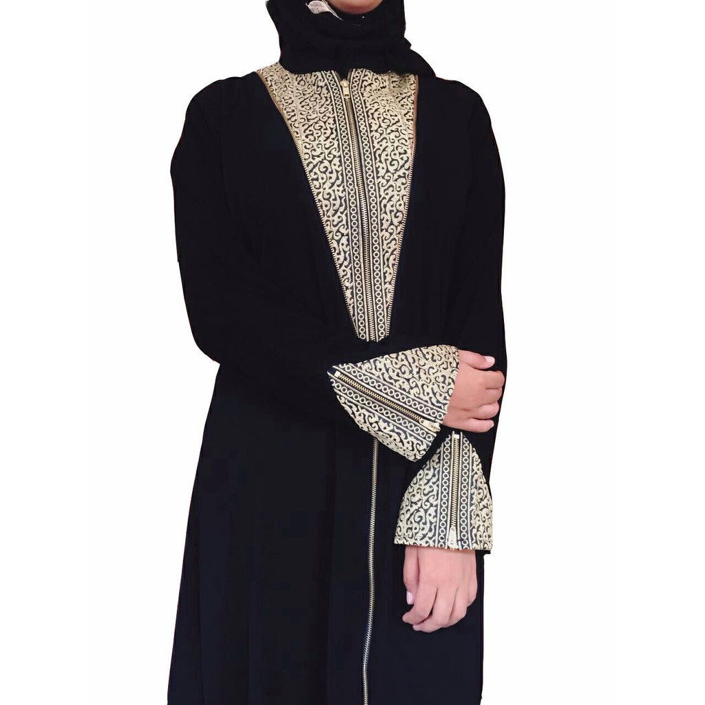 Abaya Gamis Wanita Zyp Dubai Tajmahal No Pashmina