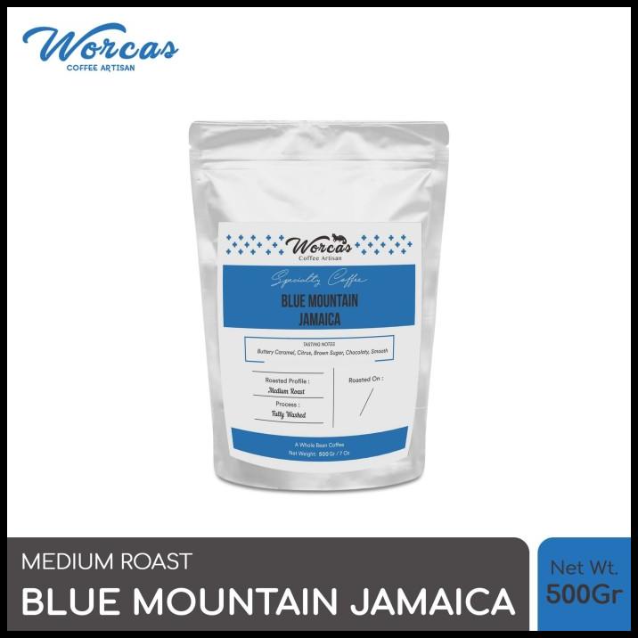 

Worcas Arabica Jamaica Blue Mountain 500 Gram - Medium Roasted Coffee