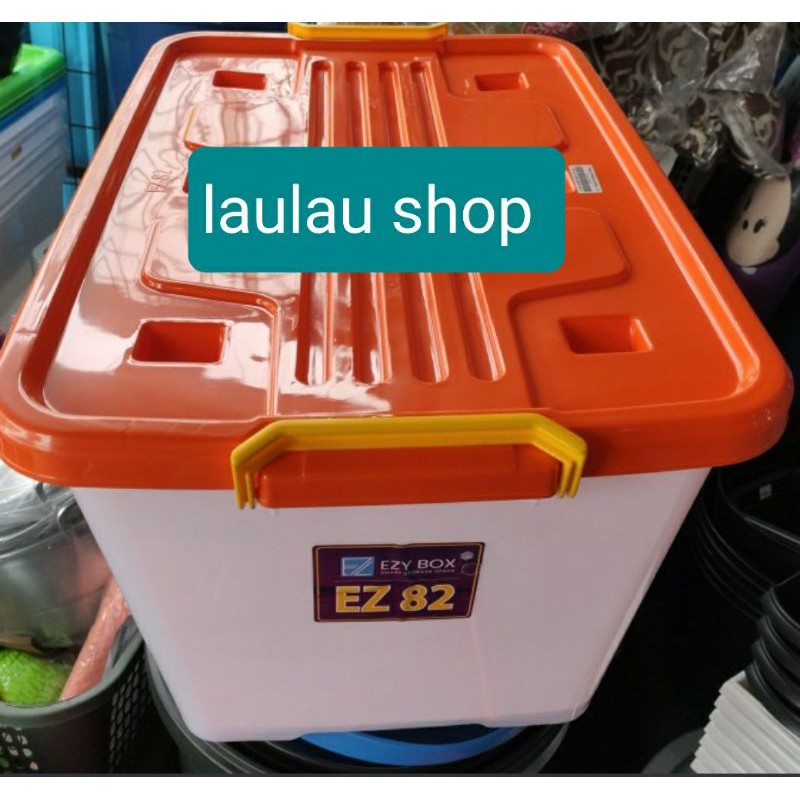 Container Box EZY CB 82 Liter Kualitas Plastik Shinpo Sprinter CB82 Kontainer Industri Lion Star