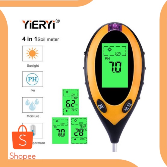 

Dijual limited stock Soil Meter Digital Alat Pengukur Kesuburan PH Suhu Tana Diskon