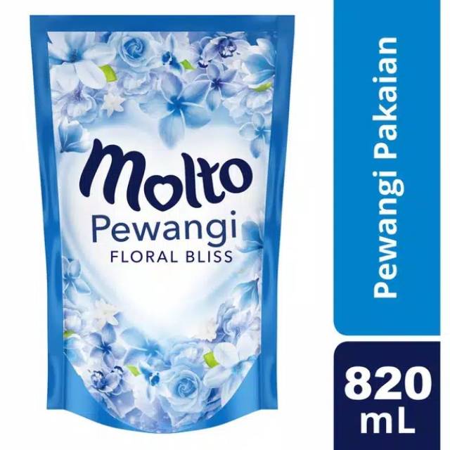 Molto Pewangi Pakaian 820ml Pink  dan  Biru  Shopee Indonesia